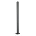 Charcoal Black Aluminum Deck Post H413