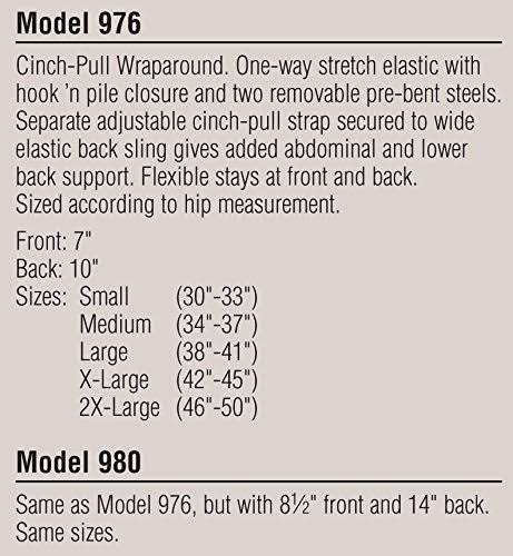 Back Support Brace with Steel Stays A751511