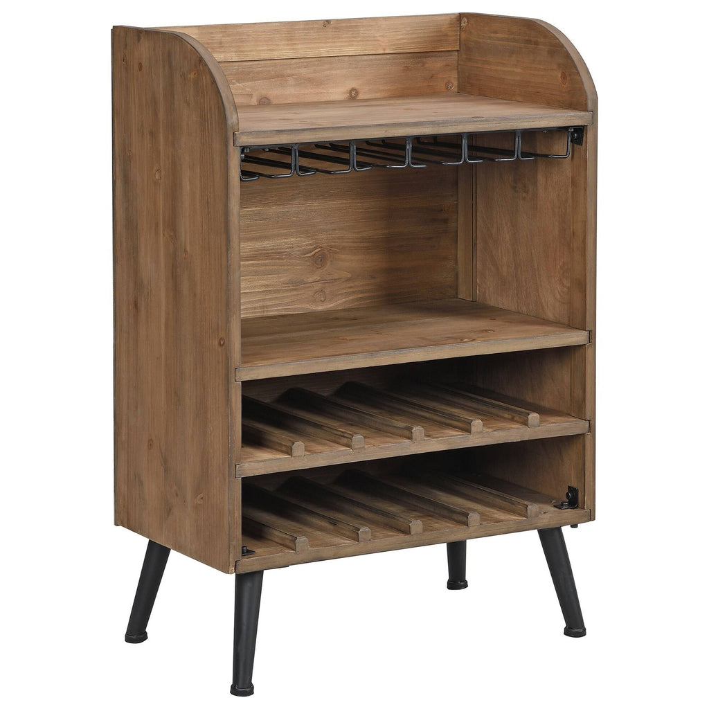 Brown Wood Bar Cabinet L4265