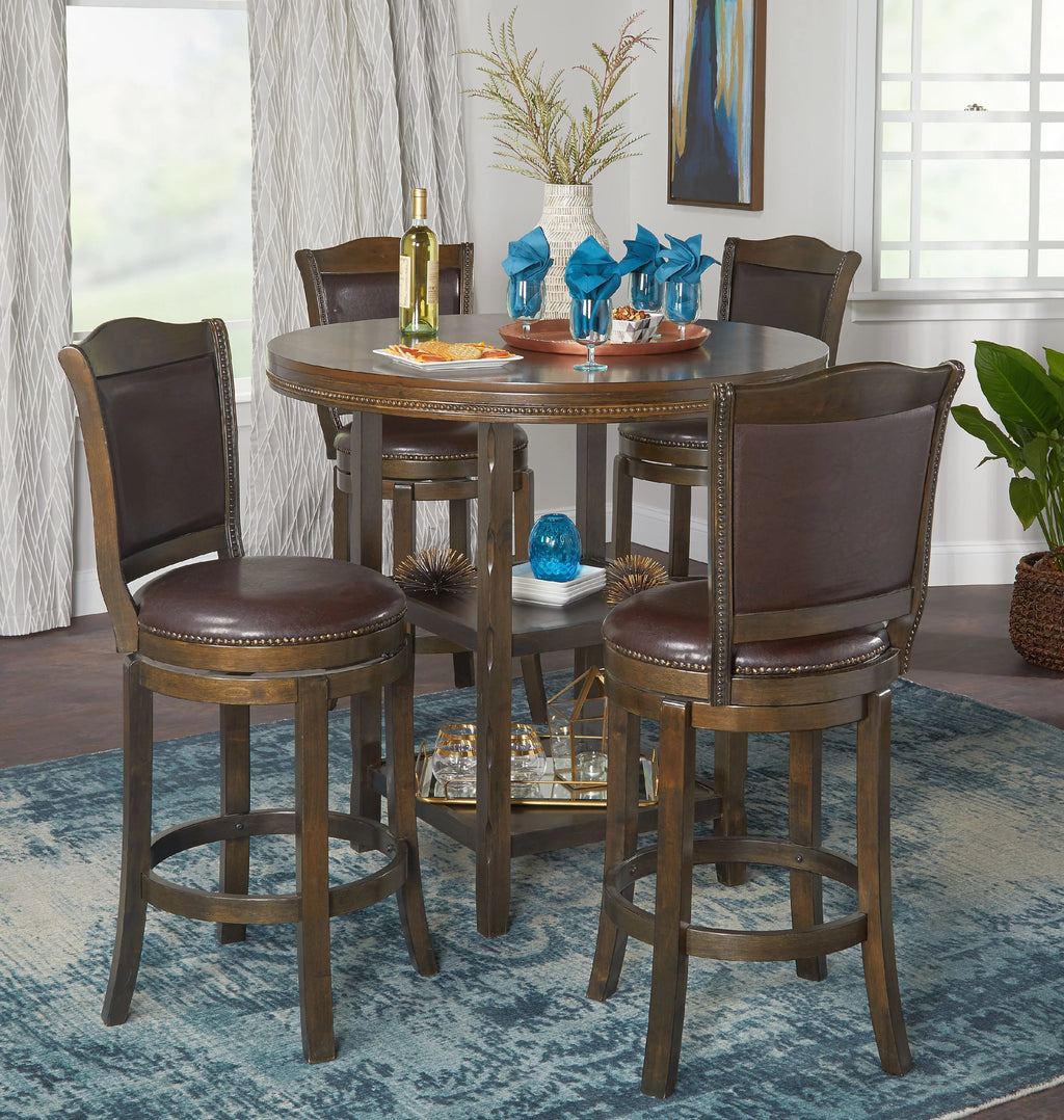 Brown 30" Set of 2 Barstools X66342