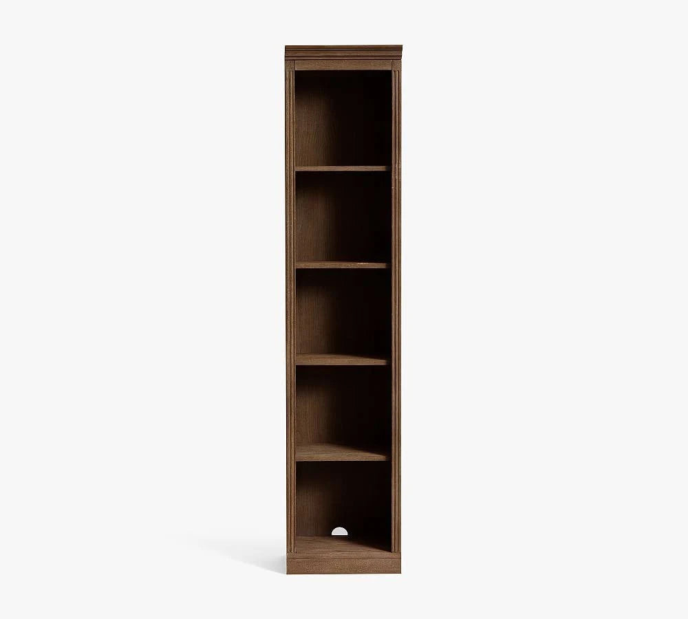 Brown Wash Narrow Bookcase O864908