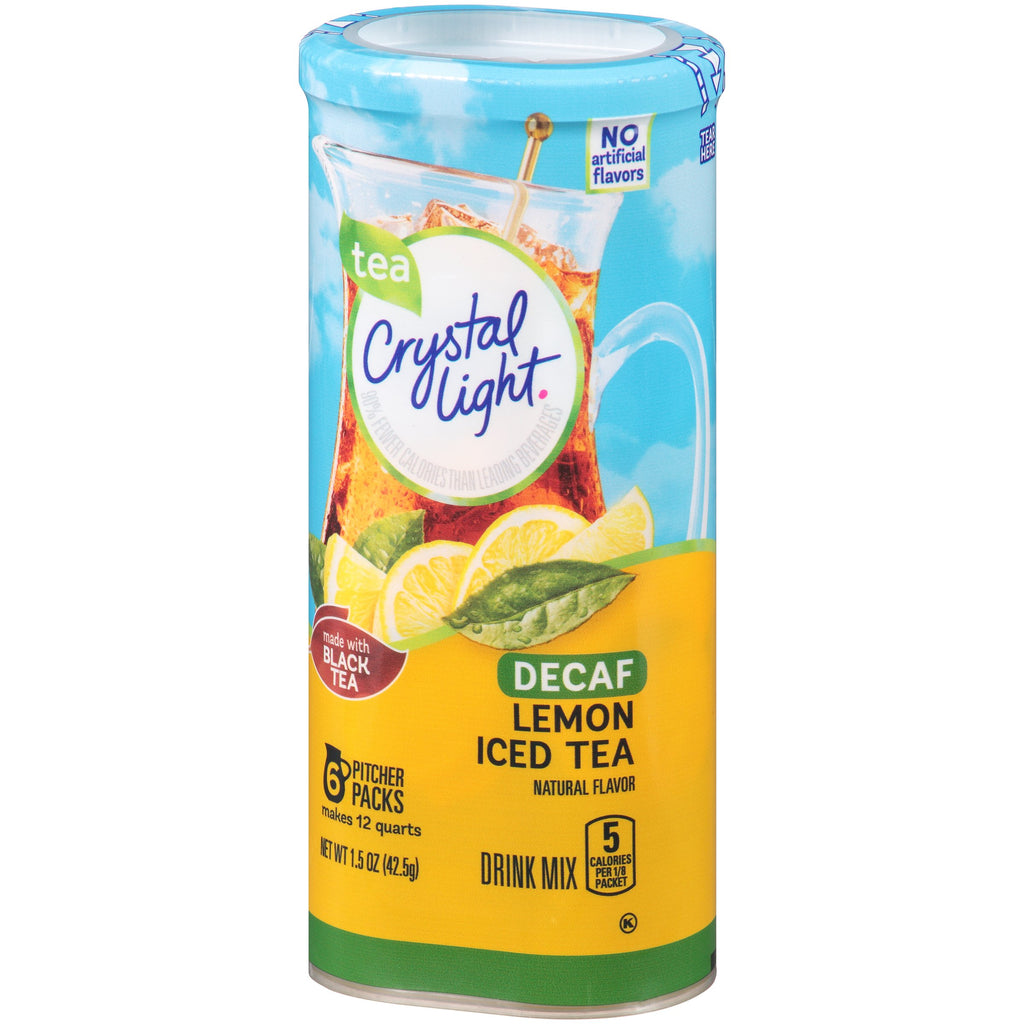 Decaf Iced Tea Drink Mix, 12-Quart Canister (Pack Of 6) Q84998