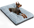 Grey Washable Plush Dog Bed, 35"x23" X48680