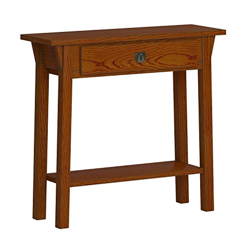 Medium Oak Wood Console Table K193936
