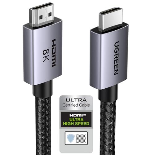 8K HDMI 2.1 Cable 48Gbps 16FT Certified Ultra High Speed HDMI Cord Aluminum G40794