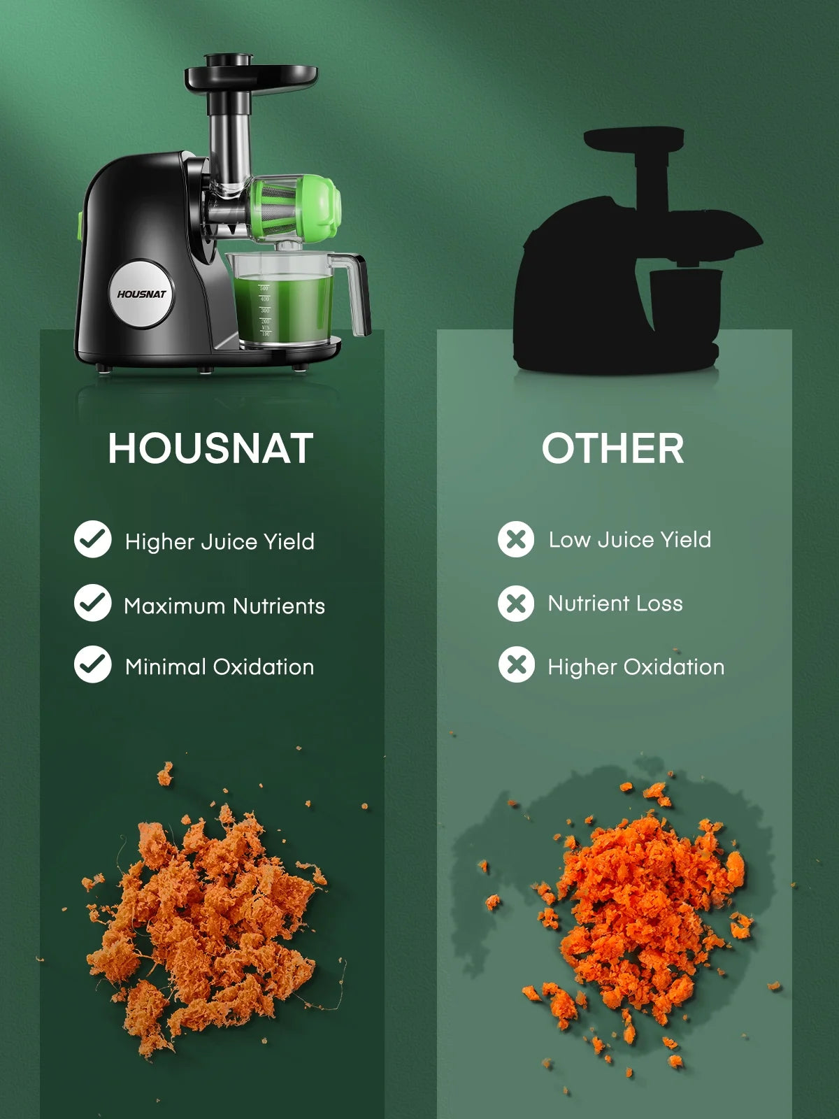 Slow Masticating Juicer Extractor D403
