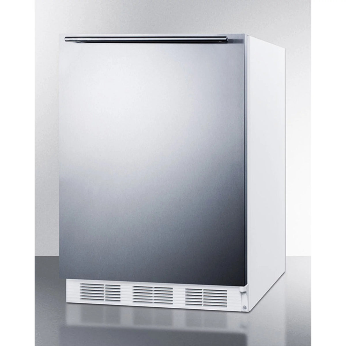 Undercounter Refrigerator-Freezer with Stainless Steel Door Z9886