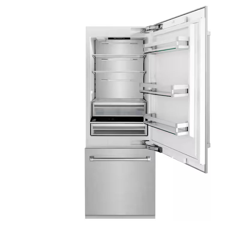 2-Door Bottom Freezer Refrigerator with Water and Ice Dispenser F3849