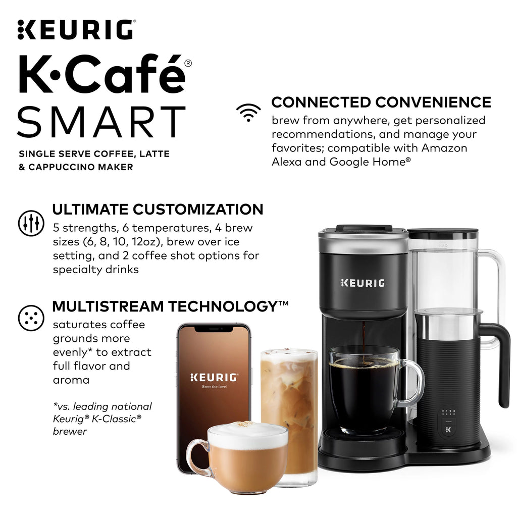 Single Serve Coffee, Latte and Cappuccino Maker, Black C5727