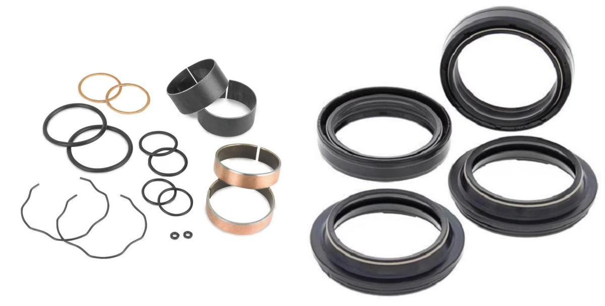 Fork Bushing with Oil & Dust Seals Kit for Yamaha YZ125 S817