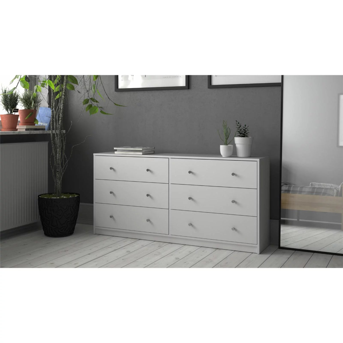 6 Drawer Double Dresser B379390
