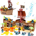 Brown Pirate Boat Toys C842767