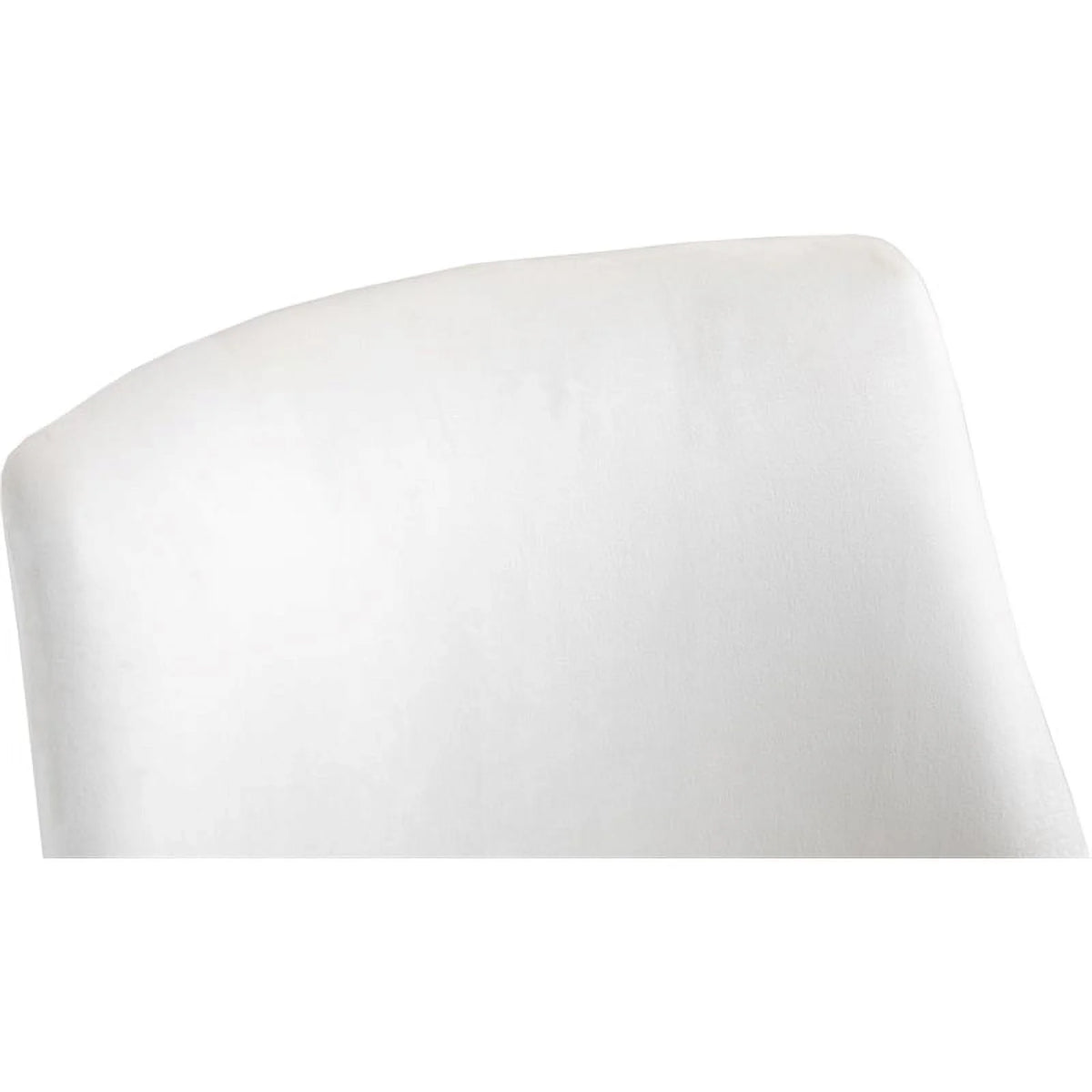 Cream Velvet Swivel Adjustable Office Chair R155