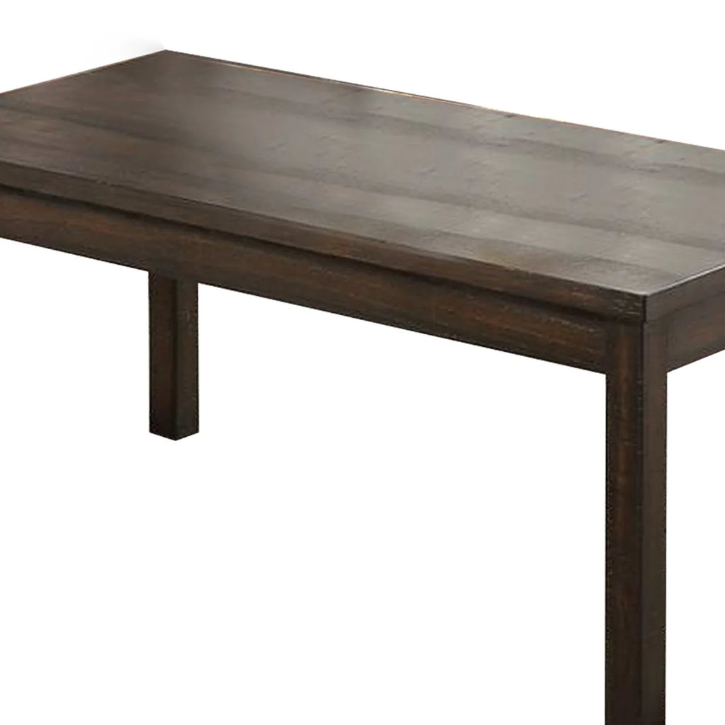 3 Piece Coffee Table and End Table Set Dark Brown W167597