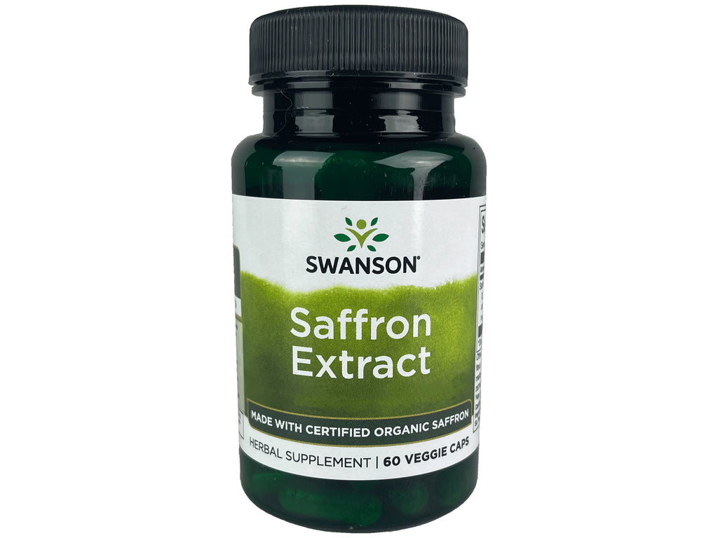 60 Veggie Capsules Saffron Extract Herbal Supplement L998017