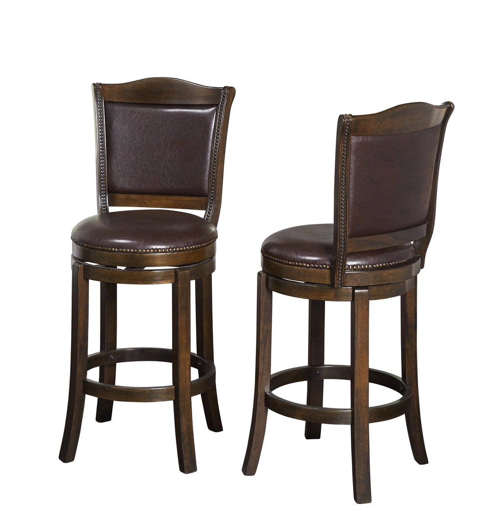 Brown 30" Set of 2 Barstools X66342