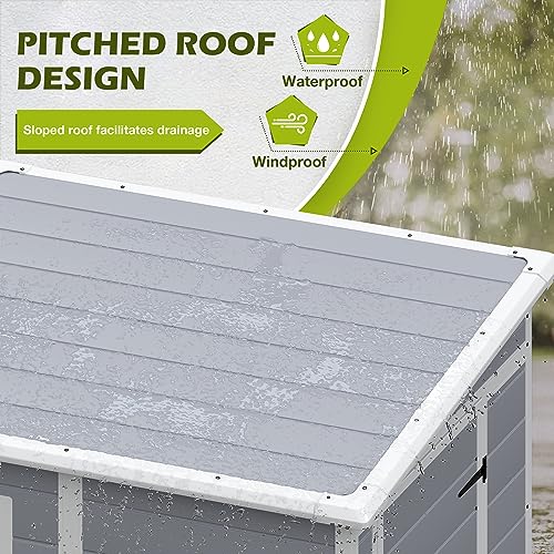 6 X 4 FT Resin Outdoor Storage Shed M38846