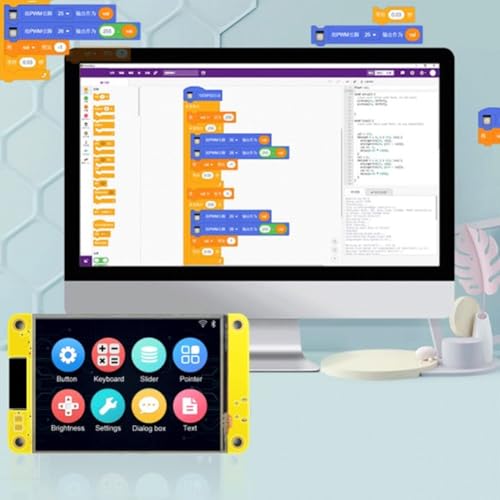 2 Pack 2.8 inch 240X320 TFT Resistive Touchscreen WiFi+BLE Dual Core ESP32 Development Board H52791