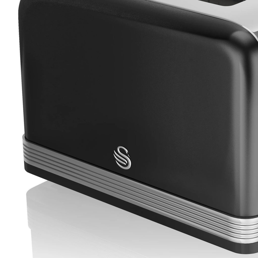 Black 4 Slice Toaster T191