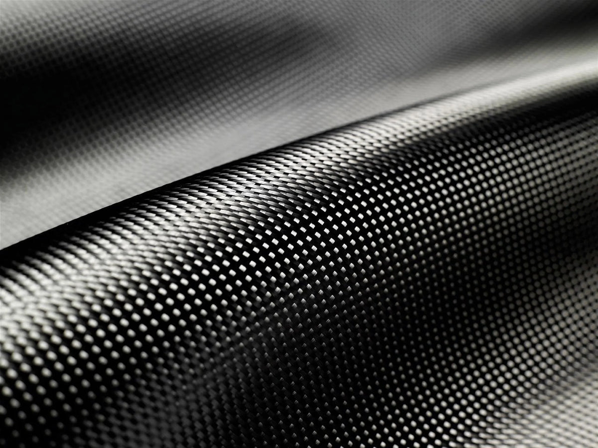 Black Carbon Fiber Roof Panel Overlay Vinyl Film B231945