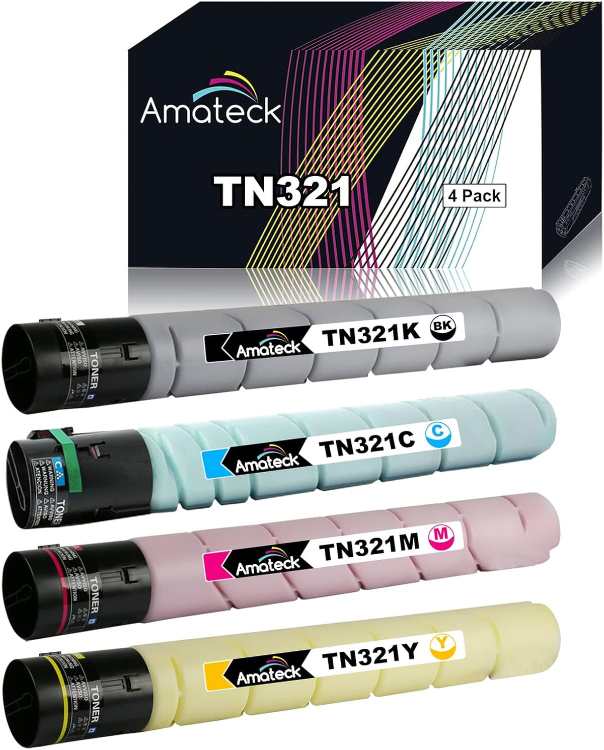 Compatible Toner Cartridge Replacement 4 Pack K2396