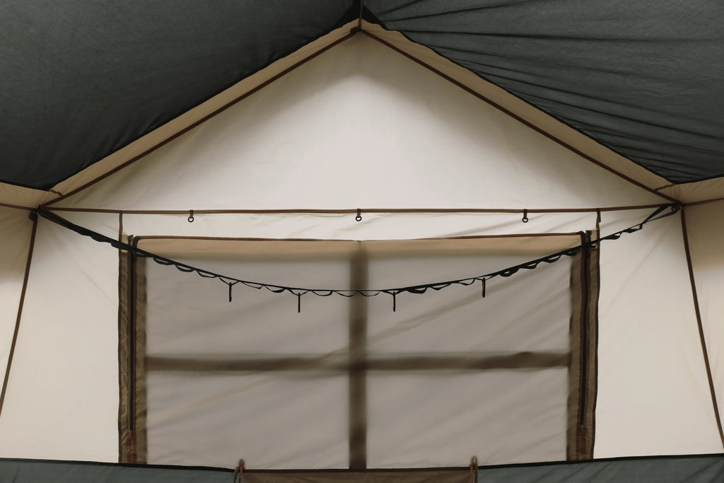 12 Person 3-Room Cabin Tent, Green F705447