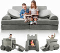 15 Pieces Buildable Plush Play Couch Panels with Ball Pit Square Z632