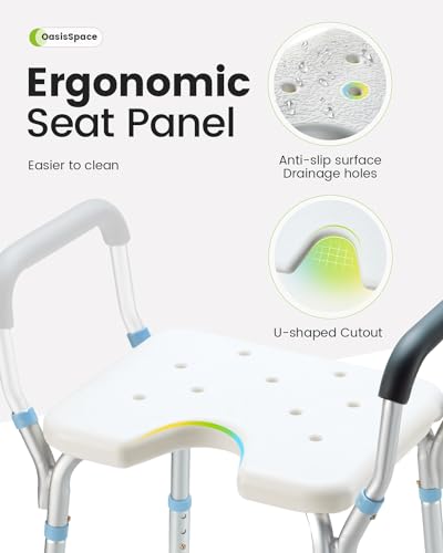 Heavy Duty Shower Chair with Back and Arms 300lb P692274