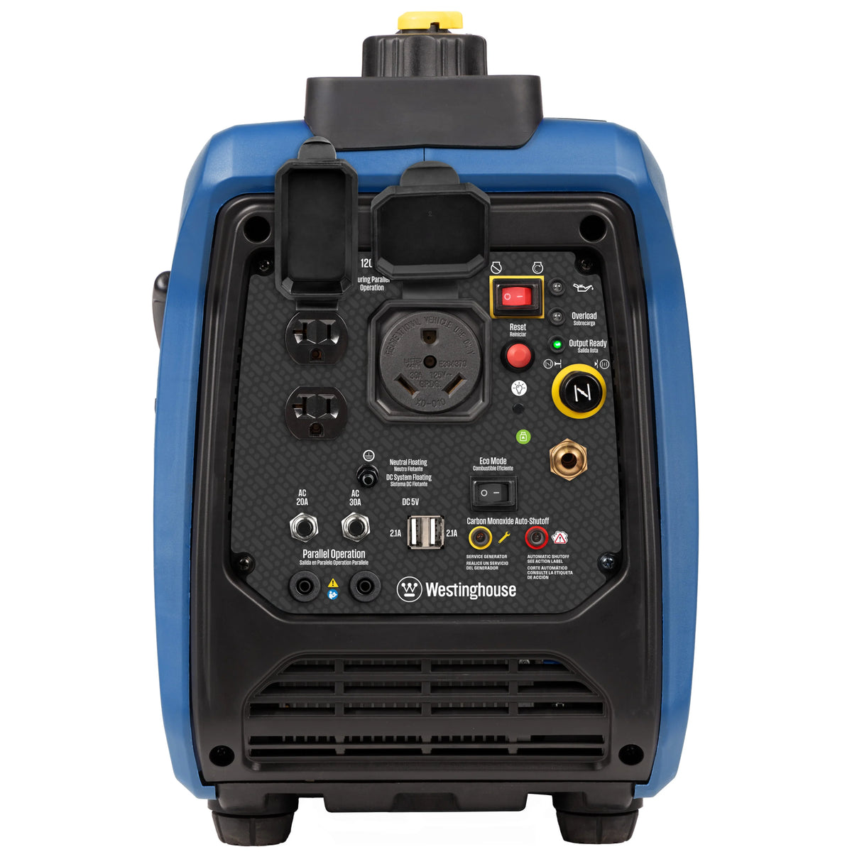 2550 Peak Watt Dual Fuel Portable Inverter Generator with CO Sensor J8121