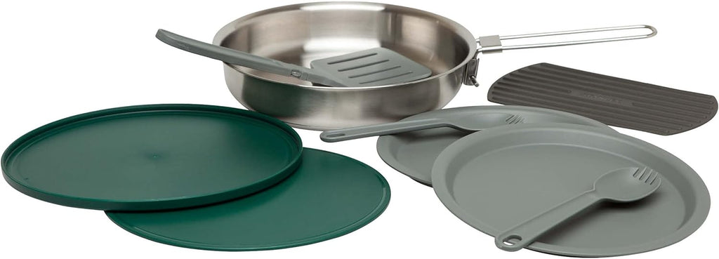 9 Piece Stainless Steel Camp Cookware Set J2885