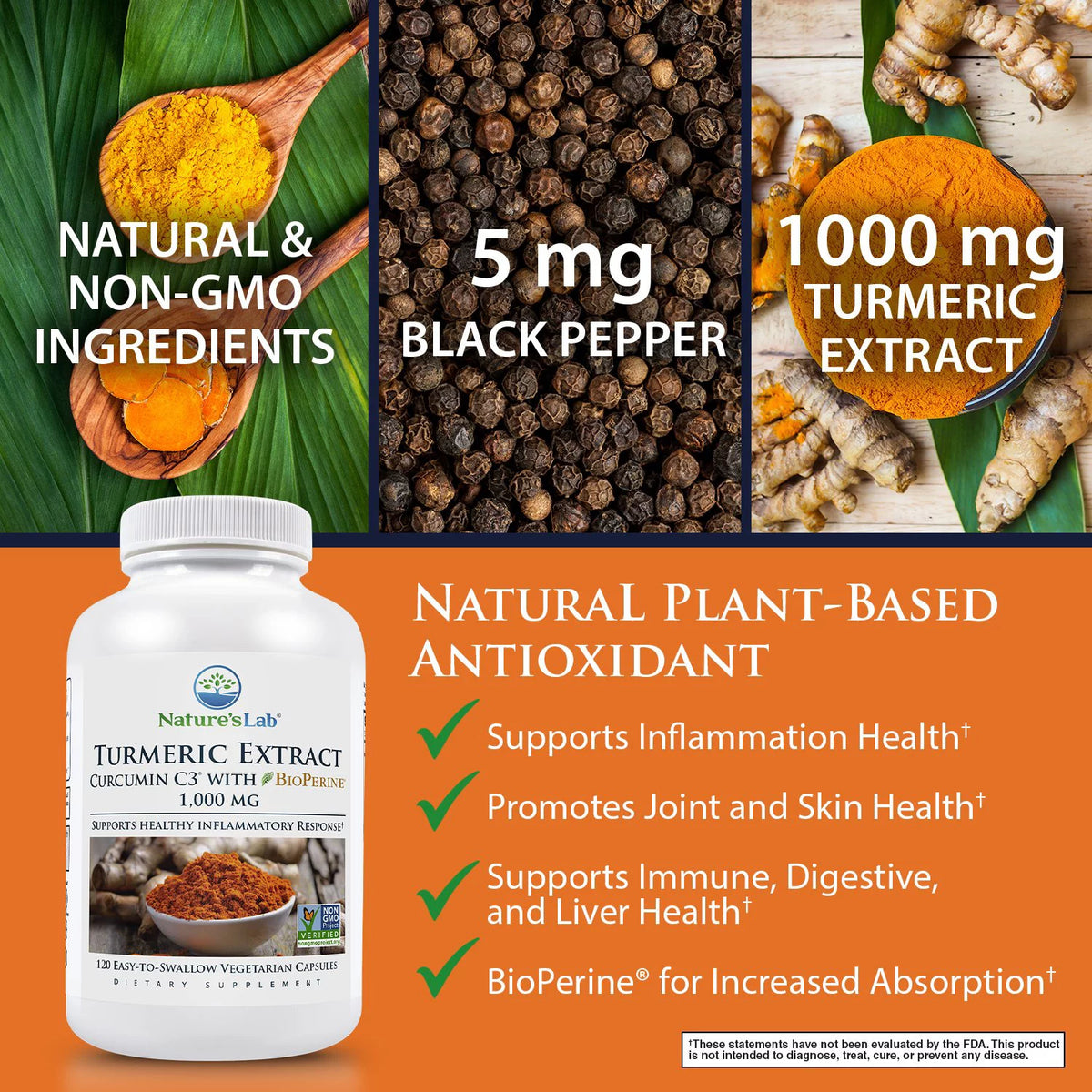 Turmeric Curcumin 1000mg 120 Capsules K846604