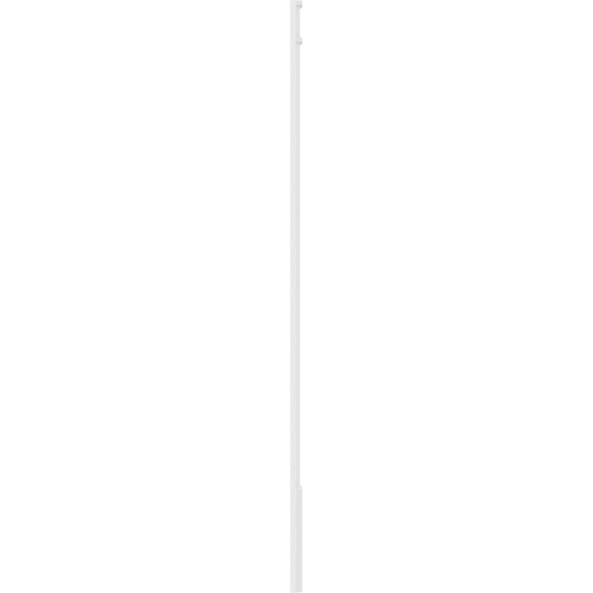 Raised Panel PVC Pilaster with Decorative Capital & Base (Pair) F605