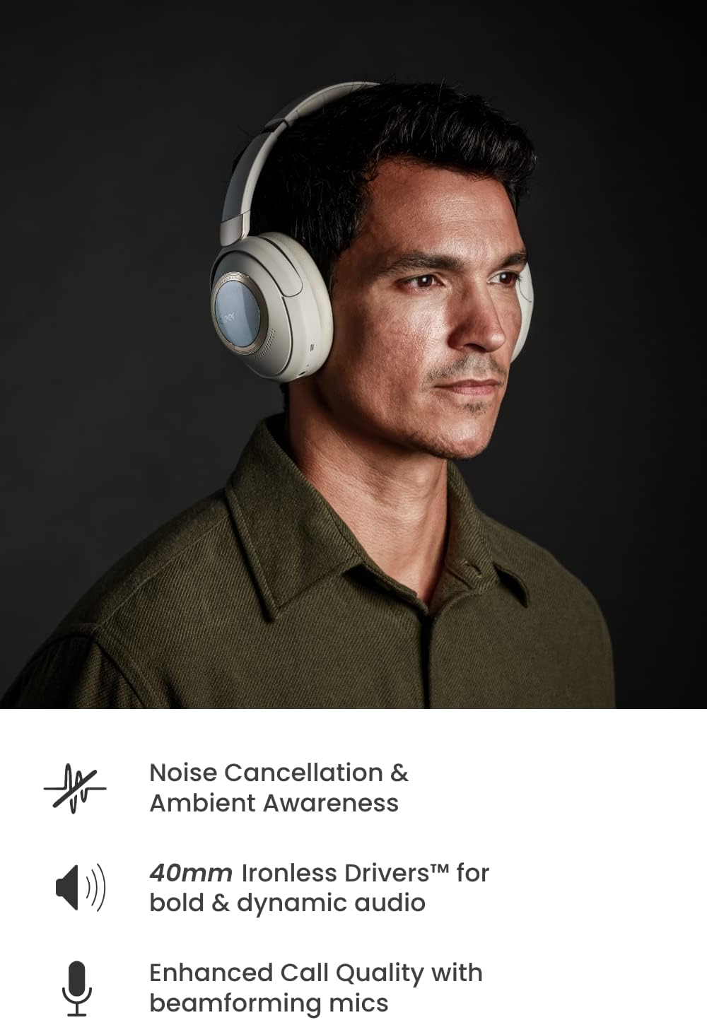 Alpha Noise Cancelling Bluetooth Headphones M9296