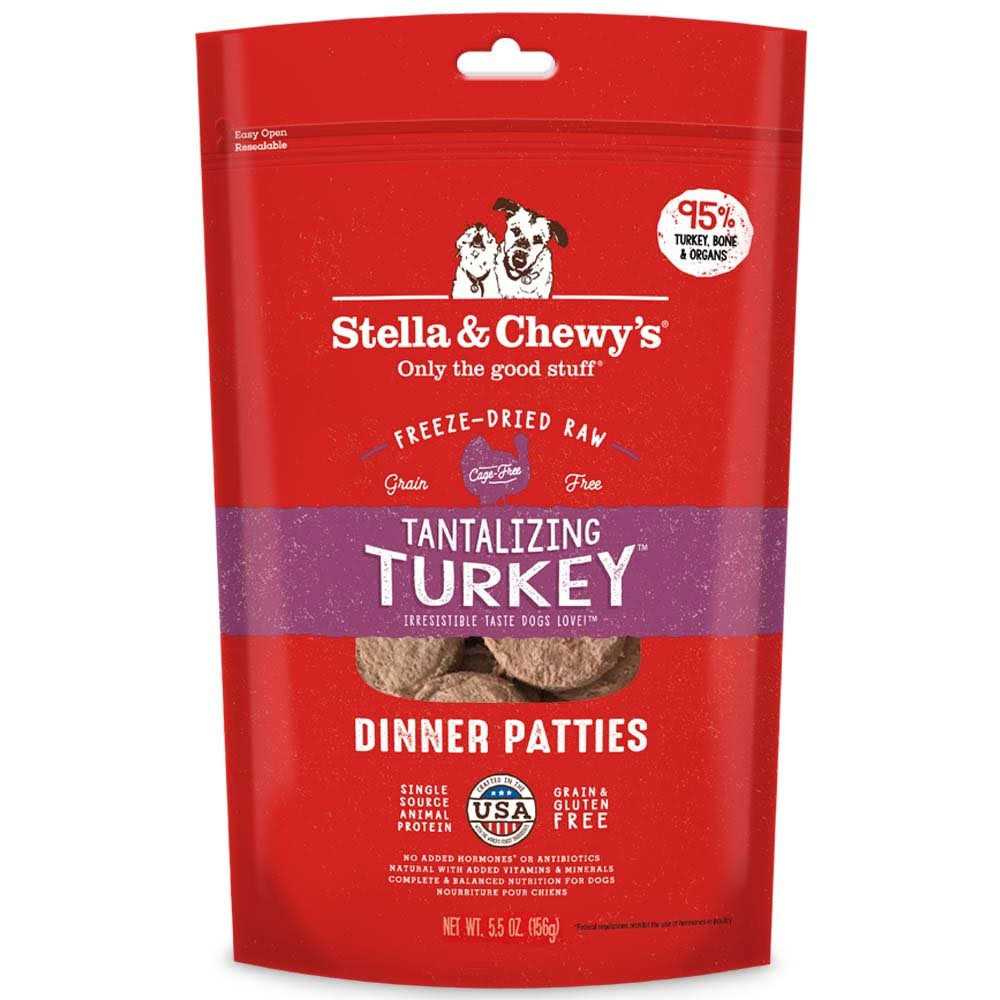 Freeze Dried Turkey Dinner Patties Dog Food I5463
