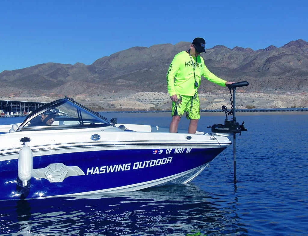 Electric Trolling Motor 24V 80LB 48 Inch Shaft Bow Mount S3322