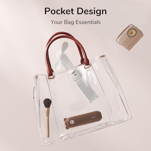 Handheld Mini Fan 3 IN 1 USB Rechargeable Pocket Fan Pink A22177