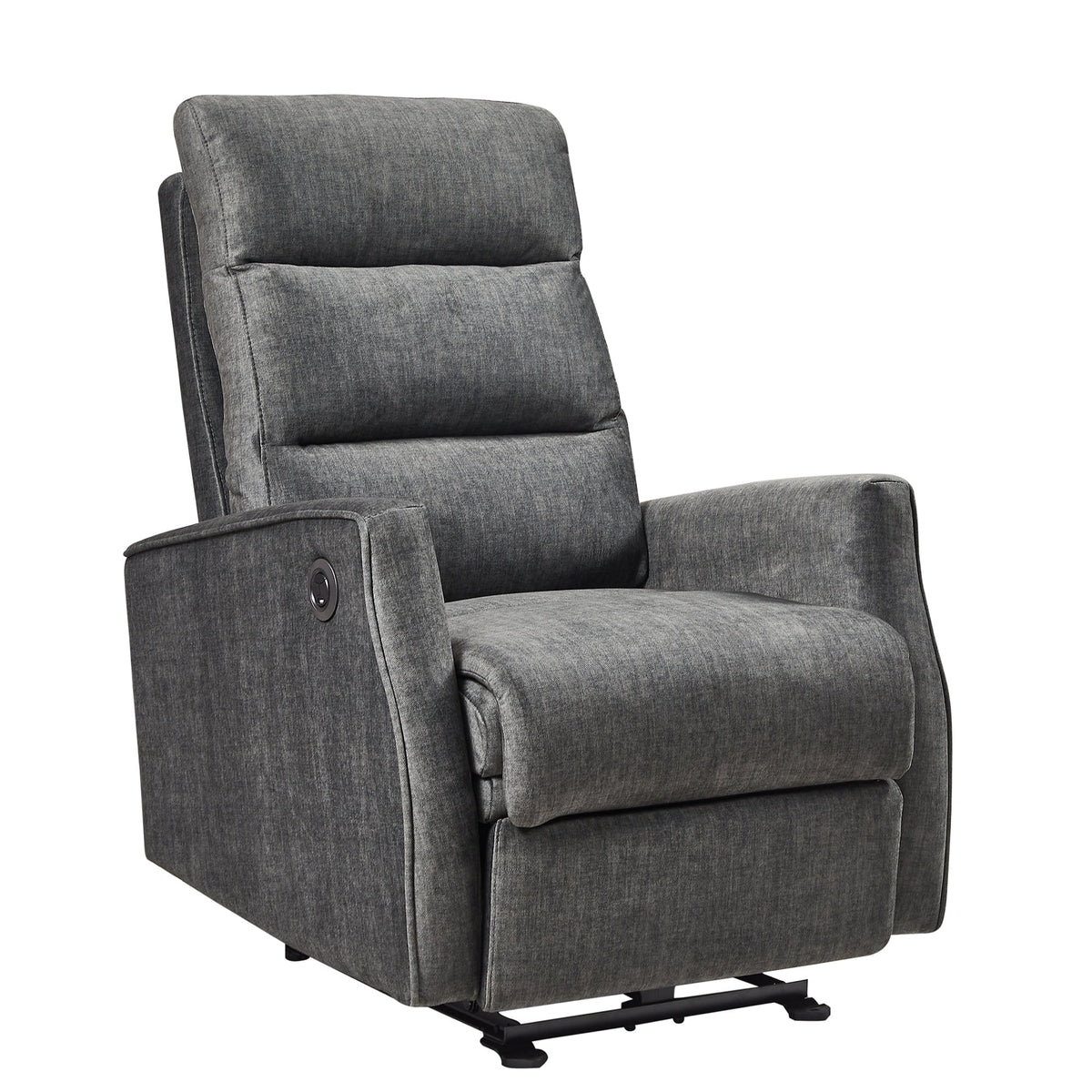 Gray Power Recliner Chair J3333