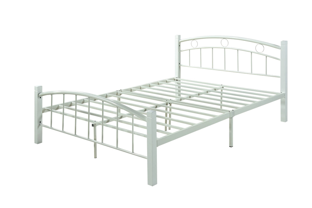 Metal Platform Bed with Headboard and Footboard Full Size P8198