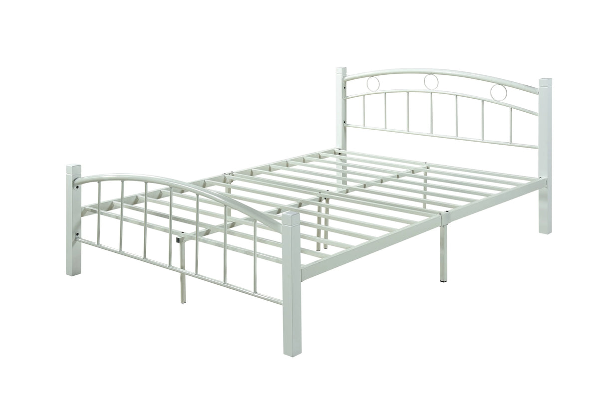 Metal Platform Bed with Headboard and Footboard Full Size P8198