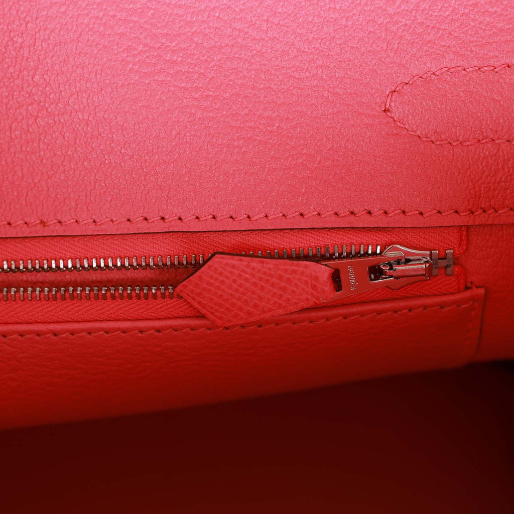 Pre-owned 30 Rose Confetti Epsom Handbag P47691