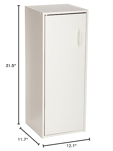 White Stackable 1-Door Organizer Q7499