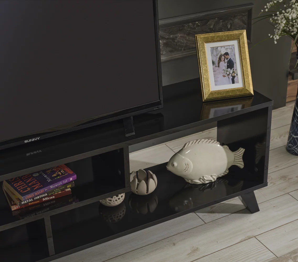 Black 67 Inch Tv Stand F8458