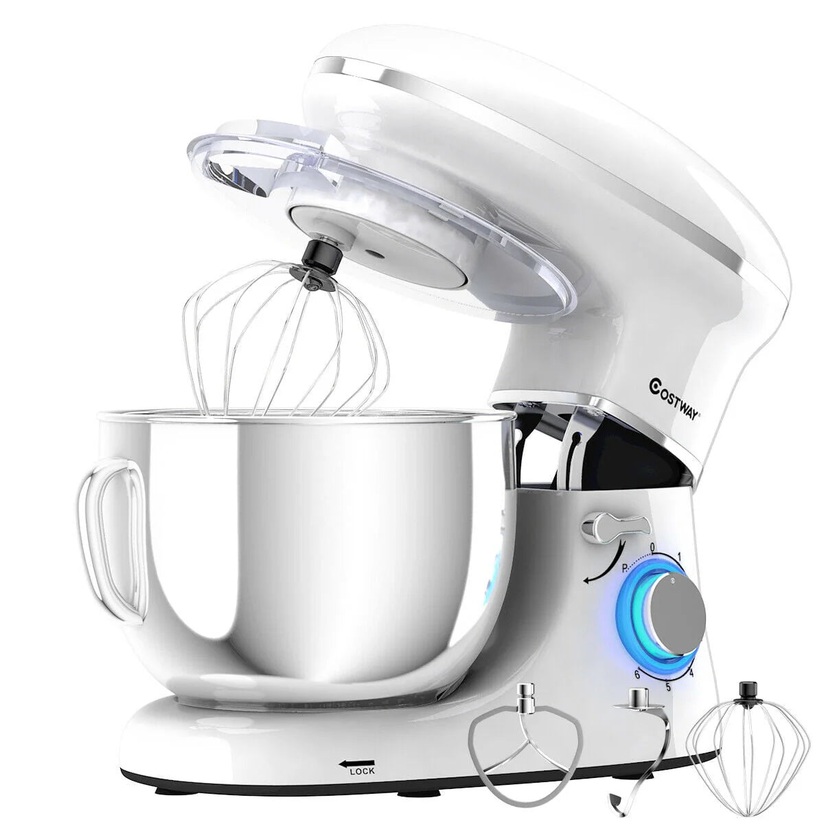 Tilt-Head Stand Mixer 7.5 Qt 6 Speed 660W Red N740
