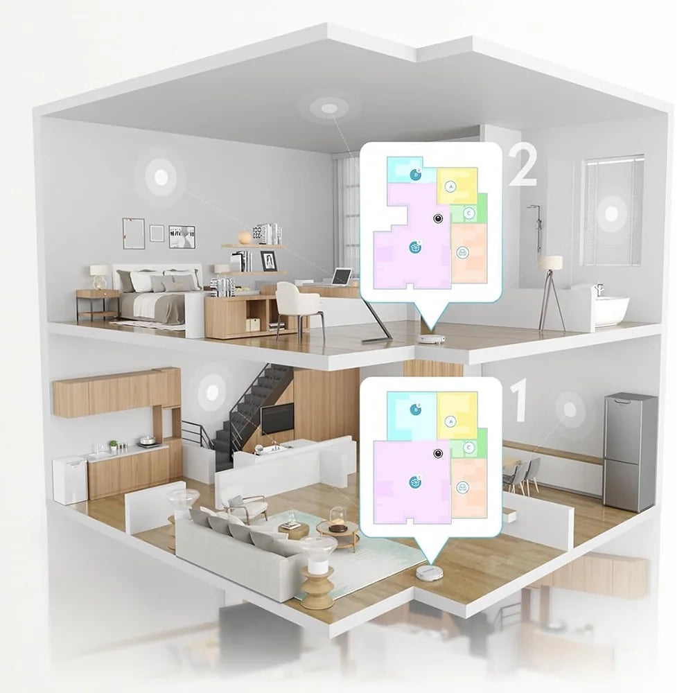 Robot Vacuum And Mop Combo Self Emptying Self-Drying Z6564