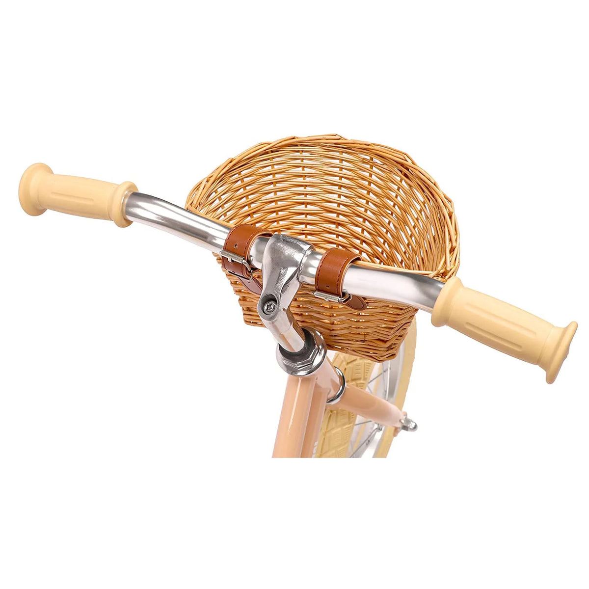 12 Inch Kids Balance Bike with Basket, Peach U886