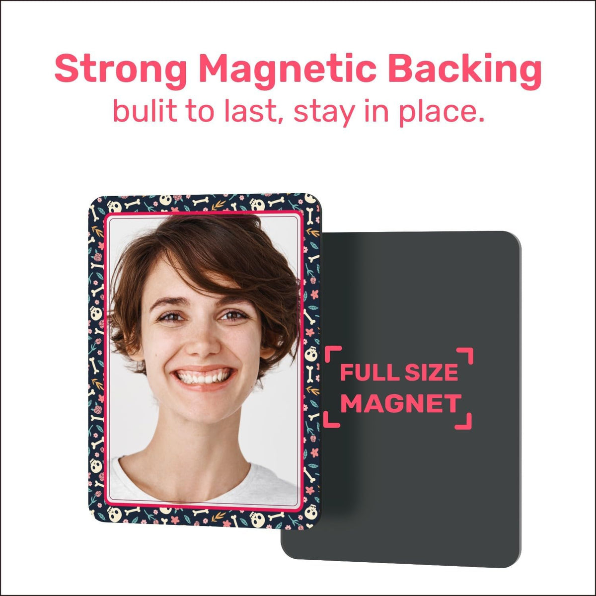 Magnetic Mirrors for Locker, 5 inch x 7 inch, 2 Pack P3346