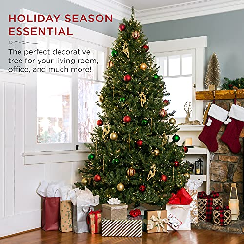 6ft Pre-Lit Douglas Fir Artificial Christmas Tree with 450 Warm White Lights R3391