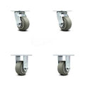 Thermoplastic Rubber Caster Set of 4 S59793