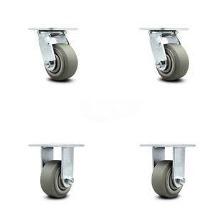 Thermoplastic Rubber Caster Set of 4 S59793