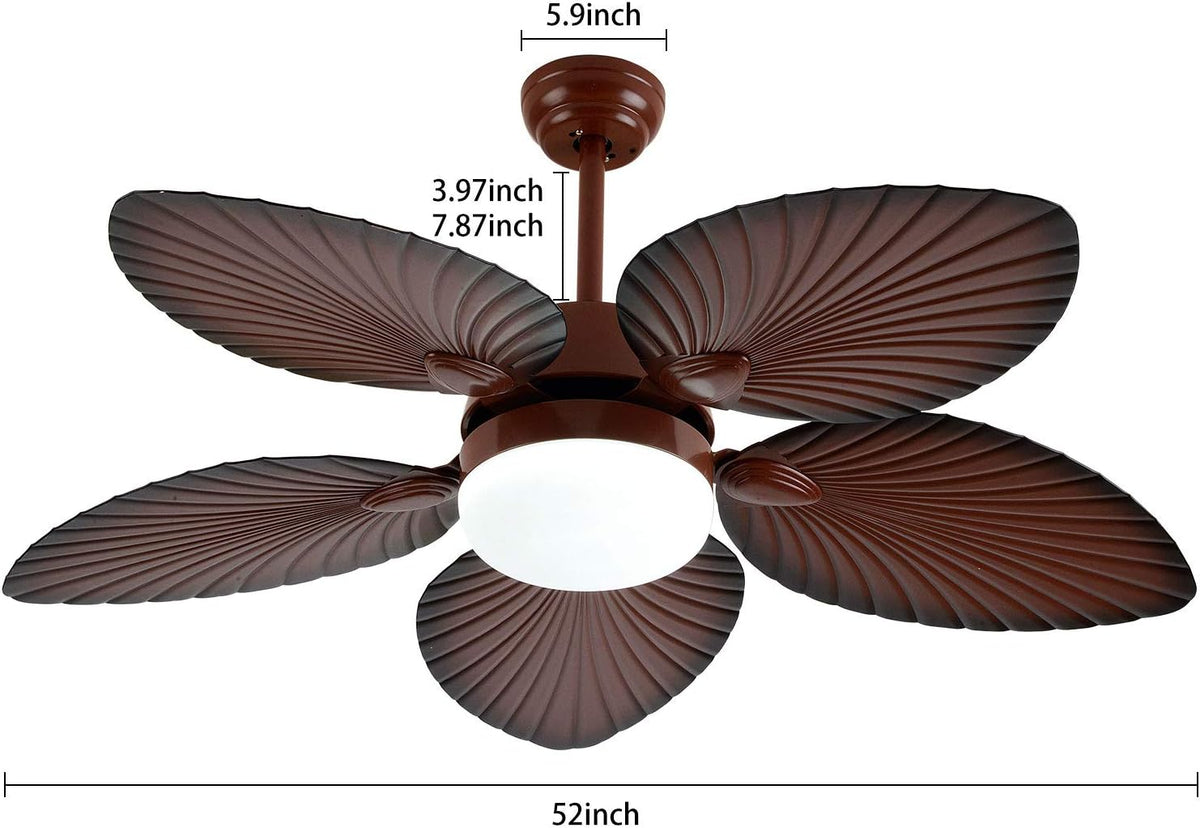 52 Inch LED Ceiling Fan with Remote R2376